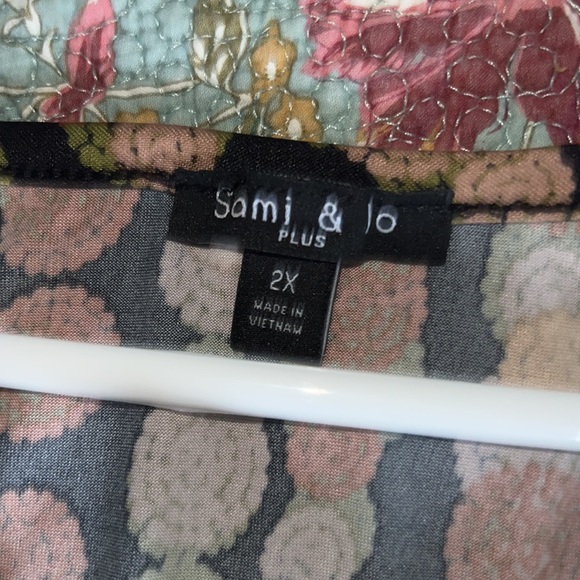 SAMI & JO plus sleeveless summer dress, size 2X - Picture 5 of 6